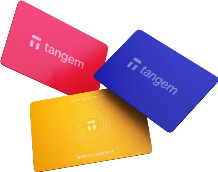 Actual product image Tangem 2.0 - 3 Card Set - Spring Bloom
