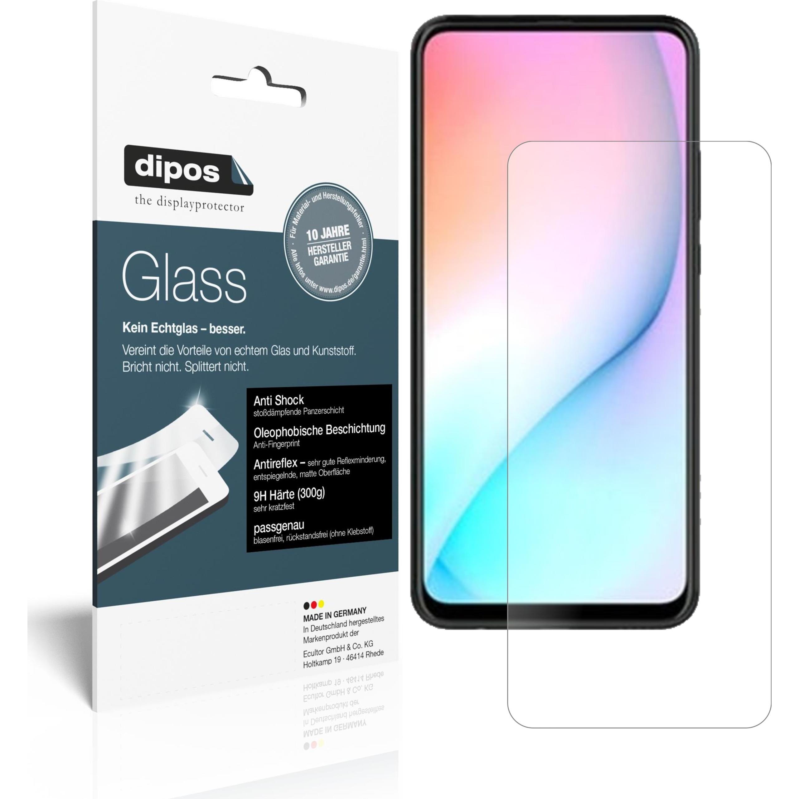 Dipos Displayschutz Anti-Shock (1 Stück, Huawei Enjoy 10 Plus), Smartphone Schutzfolie, Transparent