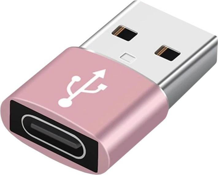 Image du produit JTI Adaptateur sans fil USB-C vers USB-A - Rose (USB Type C, USB-A)