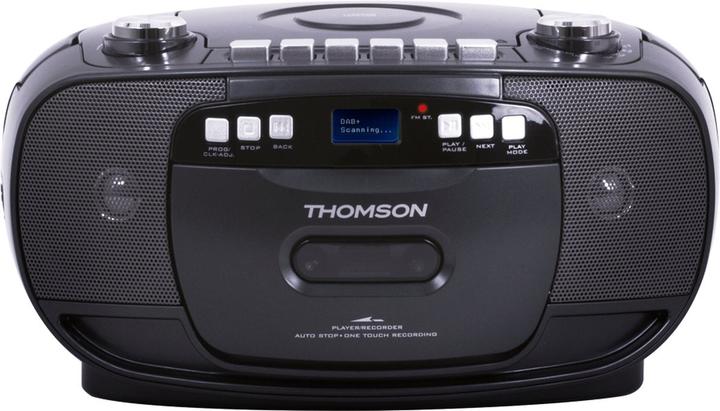 Thomson RK200DAB - Draagbare Radio CD speler - DAB+ - Casette - Zwart (DAB, FM)