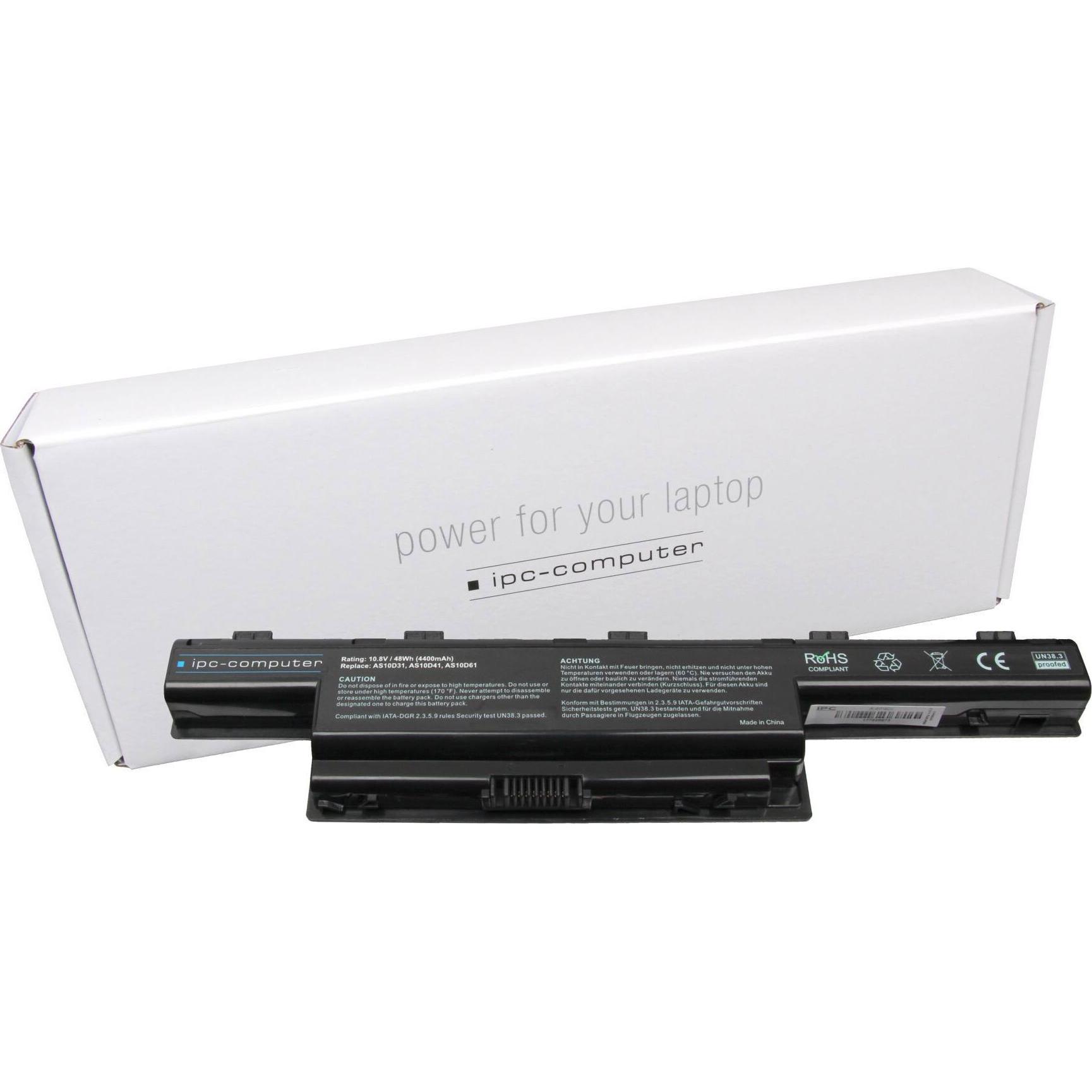 Thumbnail - IPC BT.00607.136 (6 Zellen, 4400 mAh), Notebook Akku