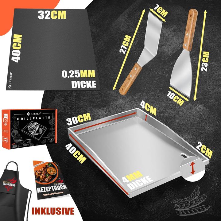 Actual product image Kesser Grillplatte Plancha