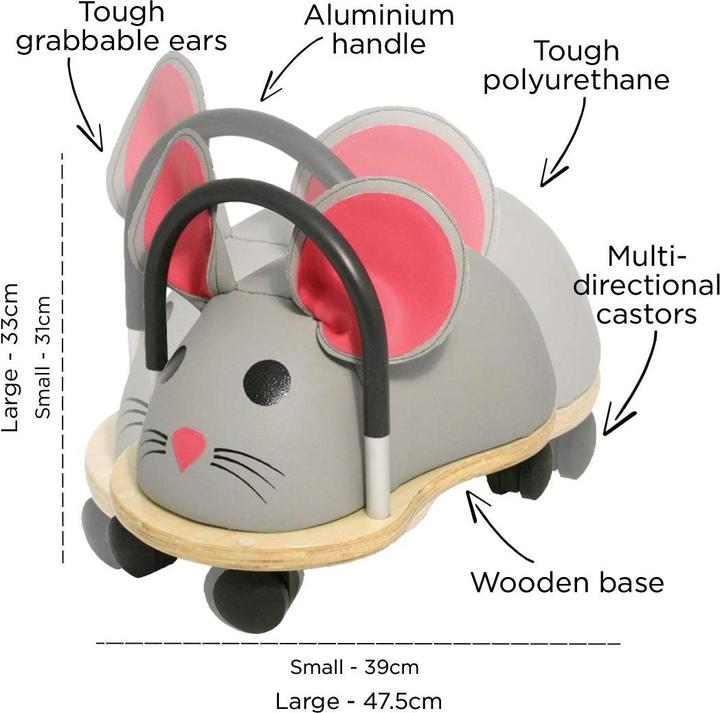 Actual product image Wheely Bug Mouse small