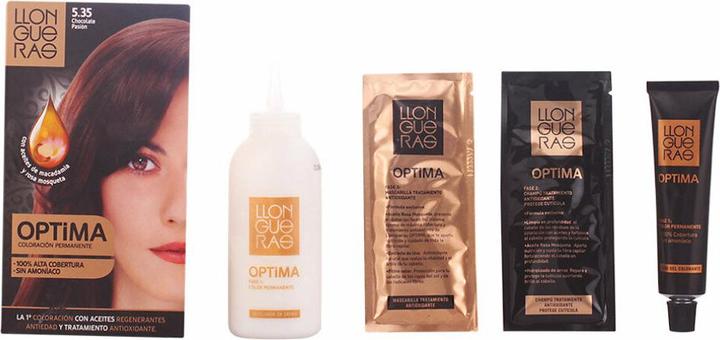 Immagine prodotto Llongueras OPTIMA colore per capelli #5.35-cioccolato della passione (5,35 Cioccolato Passion)