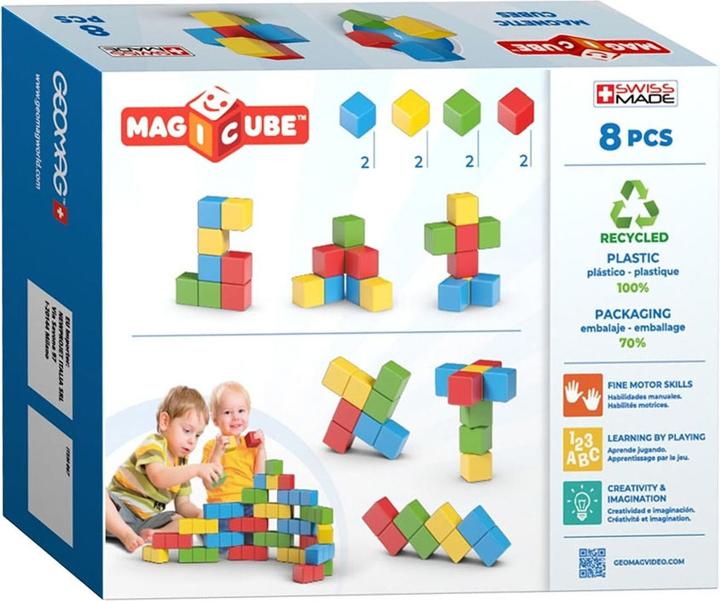 Image du produit Geomag Magicube FULL COLOR RECYCLED 8 pièces