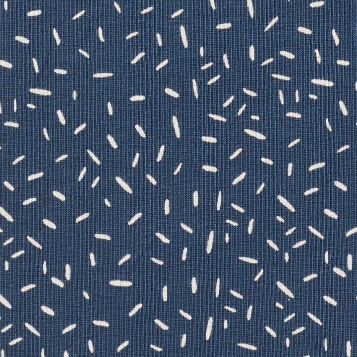 Produktbild VBS Jersey-Stoff "Konfetti-Streifen Jeans-Blau", 145 cm breit, Meterware