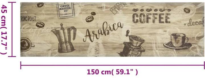 Produktbild vidaXL Kaffee (150 x 45 cm)