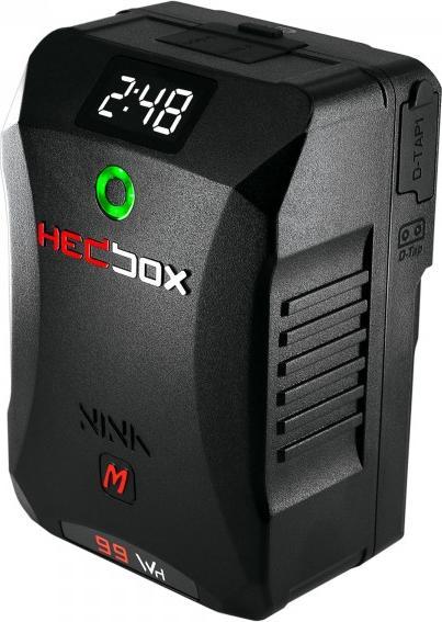 Immagine prodotto Hedbox - Supporto di bloccaggio Cine V (alluminio ad alta resistenza) - 98Wh / 6600mAh- 10A / 90W Max (Caricabatterie per fotocamere)