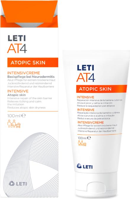 Actual product image Leti LETIAT4 Atopic Skin Intensive Cream, 100 ml Cream (100 ml)