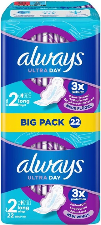 Produktbild Always Ultra Tag (22 x, Damenbinden)