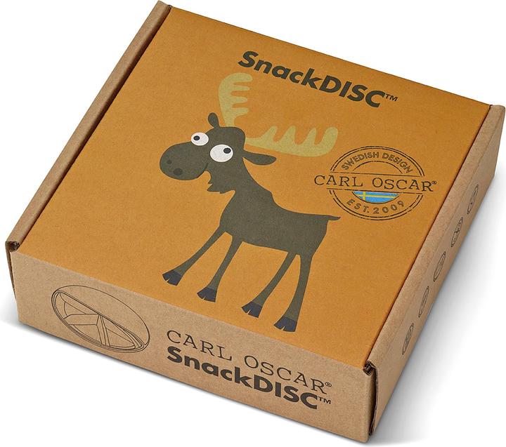 Actual product image Carl Oscar Moose snack container