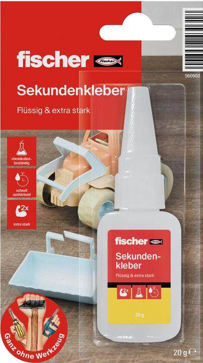 Produktbild Fischer GOW Sekundenkleber 20g