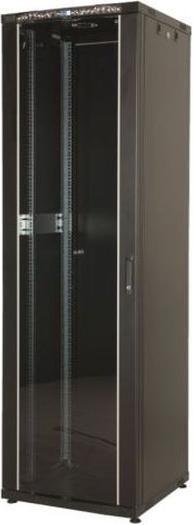 Actual product image Ekivalan 48.30cm (19"") network cabinet Eco, BEEA series, 42 U, 600 x 800 mm, black (42 RU, 19 inch rack)