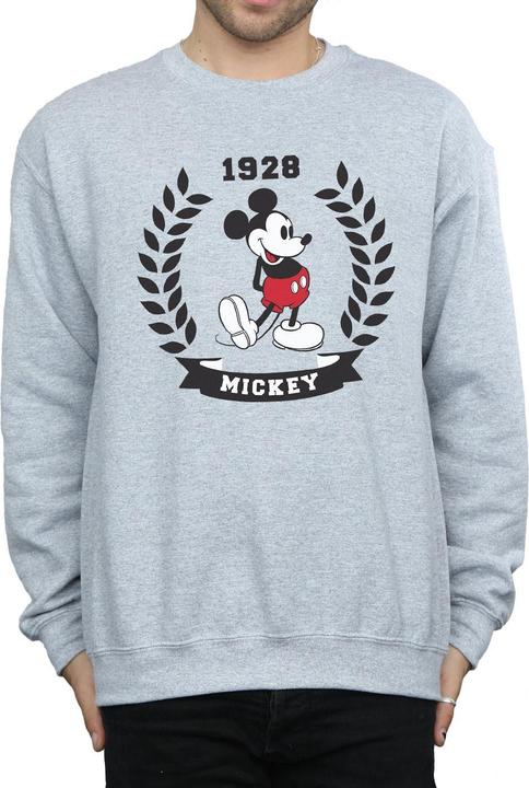 Actual product image Disney Mens Mickey Mouse Laurel Sweatshirt (S)