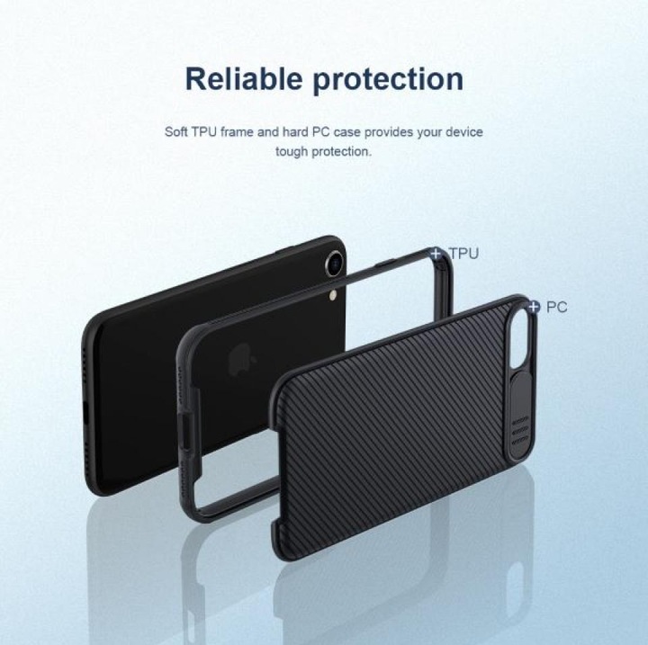 Actual product image Nillkin CamShield Series Hardcase Cover (Apple iPhone SE (3rd Gen), Apple iPhone SE (2nd Gen))
