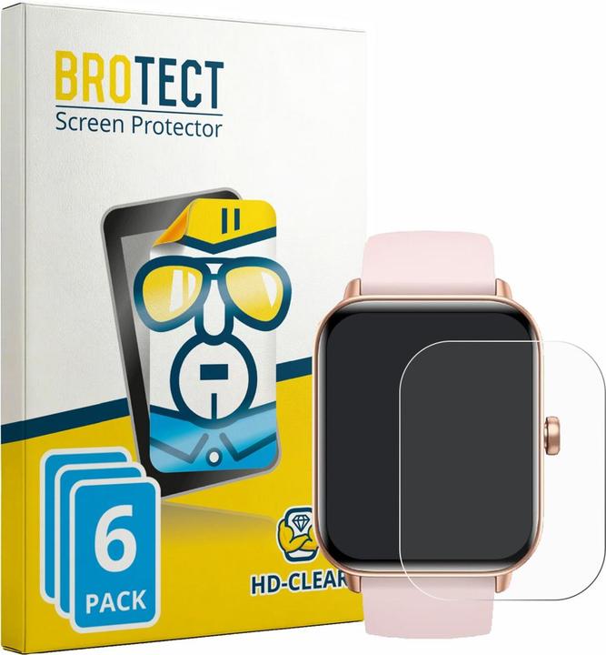 Produktbild BROTECT Schutzfolie für Trunsif Smartwatch 1.85" Displayschutz Displayschutzfolie Folie Klar Transparent