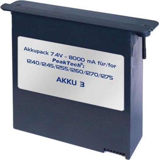 Actual product image Peaktech AKKU 3 - Spare battery for oscilloscopes Li-Po 4000 mAh (AKKU 3) (7.40 V, 8000 mAh)
