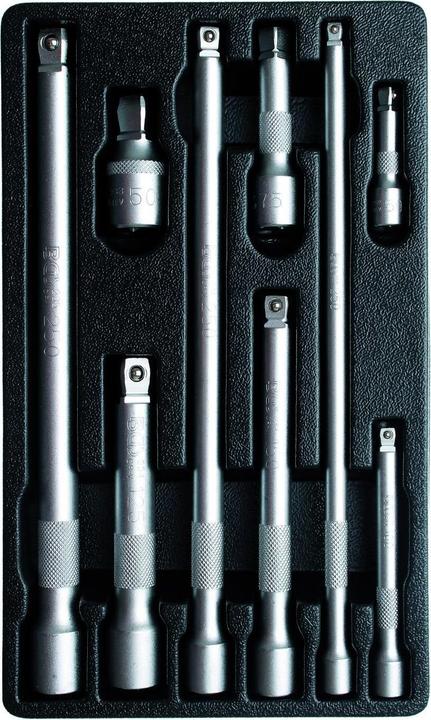 Image du produit BGS Jeu de rallonges basculants 6,3 mm (1/4") / 10 mm (3/8") / 12,5 mm (1/2") 9 pièces (10 mm)