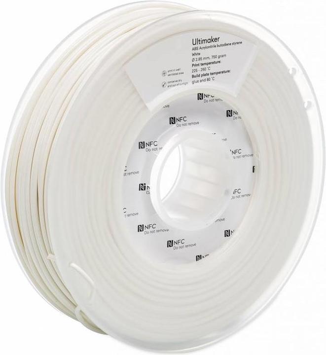 Produktbild Ultimaker Filament (ABS, 2.85 mm, 750 g, Weiss)