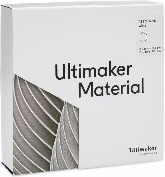 Produktbild Ultimaker Filament (ABS, 2.85 mm, 750 g, Weiss)