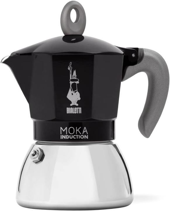 Bialetti New Moka Induction, Noir 6 tasses (6 Tasses)