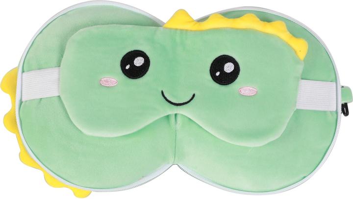 Productafbeelding Total Juggling iTotal - Kussen met Slaapmasker - Hallo Dino (XL2532) (Reiskussens)