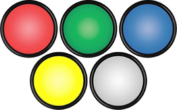 Westcott L60-B Gel- und Schirm-Reflektorhalterung Inkl. 5 Gelen