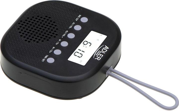 Actual product image Adler Interactive solution | Waterproof universal radio | AD 1912 | Alarm function | Black (FM)