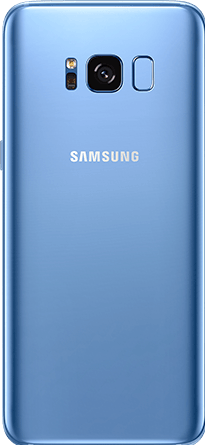 Actual product image Samsung Galaxy S8 (64 GB, Coral Blue, 5.80", Single SIM, 12 Mpx, 4G)