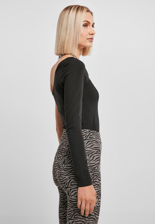 Actual product image Urban Classics Ladies Organic Asymmetric One Sleeve Body - 14111 (XS)