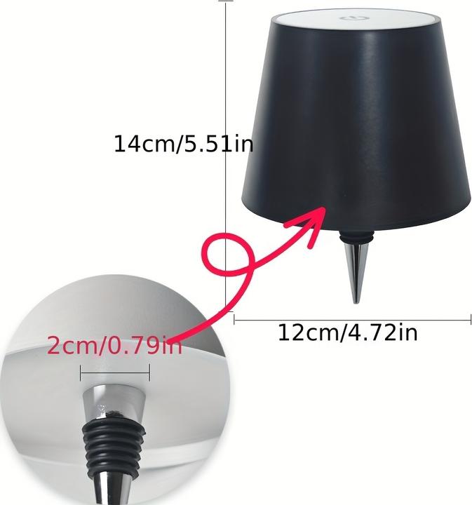 Actual product image PhoneLook USB table lamp