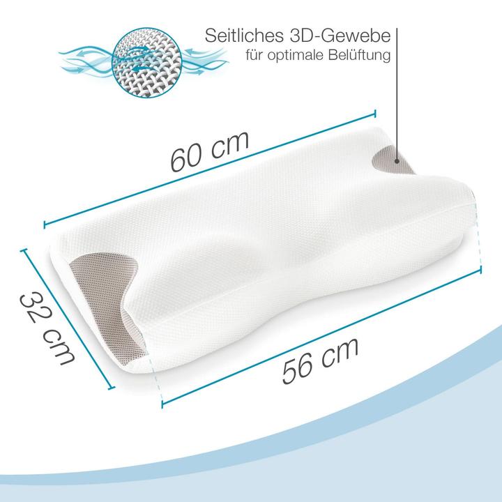 Image du produit Bestschlaf Nackenstützkissen Visco (32 x 13 x 60 cm)