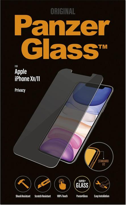 Produktbild PanzerGlass Privacy (1 Stück, Apple iPhone XR, Apple iPhone 11)