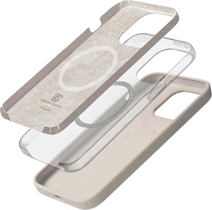 Image du produit Crong Color Cover Magnetic - iPhone 15 Pro Max MagSafe Cover (pierre sans) (Apple iPhone 15 Pro Max)