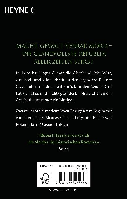 Produktbild Dictator (Deutsch, Robert Harris, 2017)