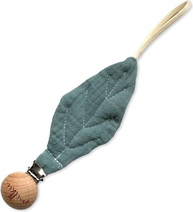 Milkii Schnullerkette Leaf, Moss Green