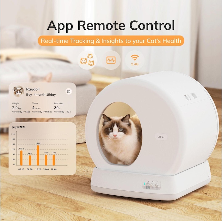 Image du produit UBPet Katzentoilette C10 (Bac à litière autonettoyant)