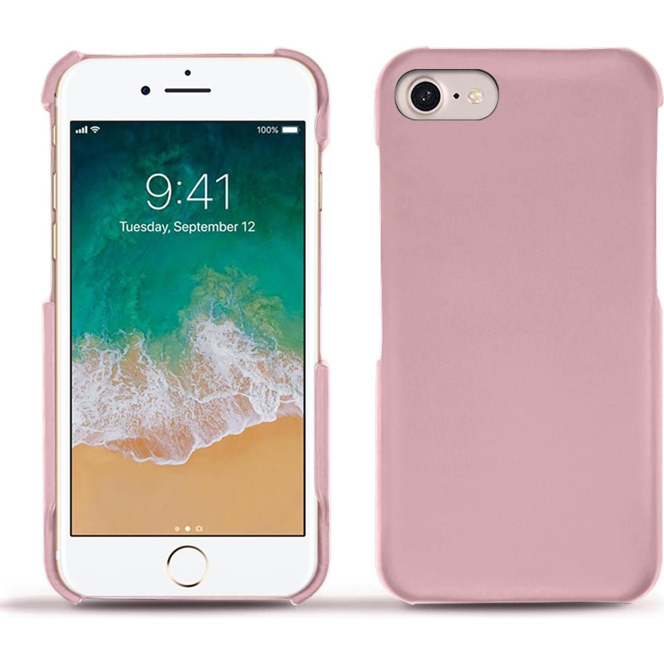 Noreve Lederschutzhülle (Apple iPhone 7), Smartphone Hülle, Rosa
