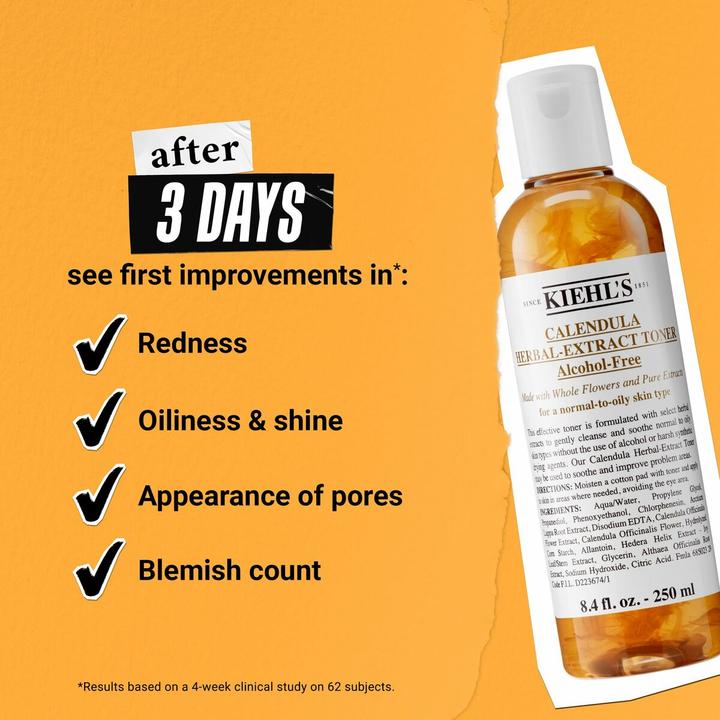 Actual product image Kiehl's Calendula toner (Cleansing gel, 250 ml)