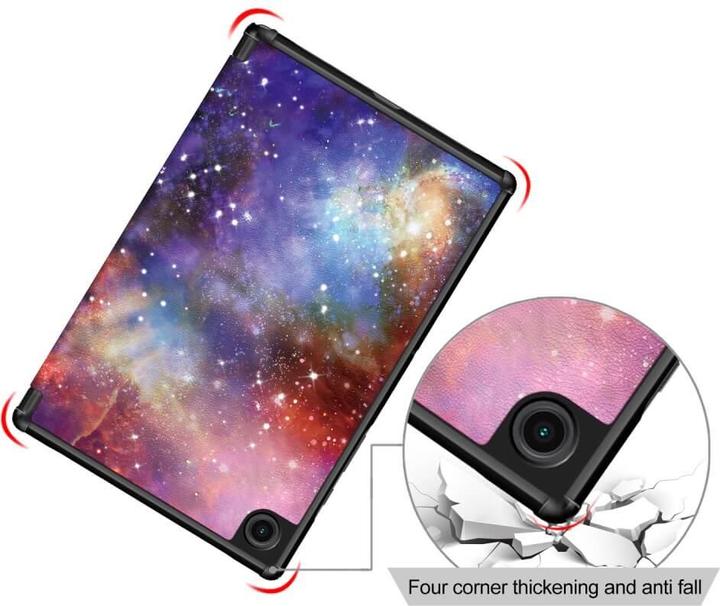 Productafbeelding Cover-Discount Galaxy Tab A7 Lite - Drievoudige Smart Case Unviersum (Galaxy Tab A7 Lite)