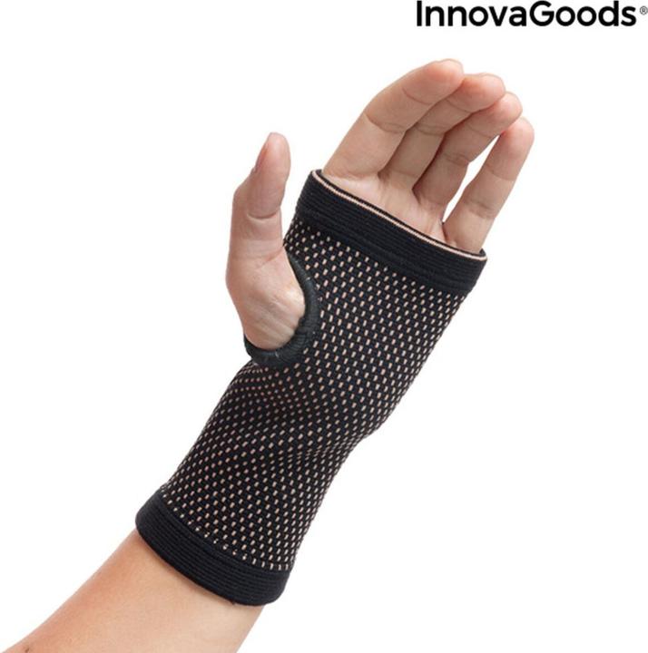 Immagine prodotto Casativo Cinturino da polso per sport e tempo libero, rame e carbone di bambù, L/XL (L, XL)