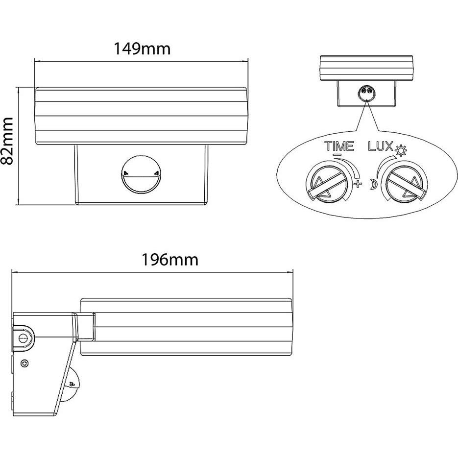 Thumbnail - Maclean, Wandleuchte + Deckenleuchte, Wandleuchte LED-Wandleuchte mit Sensor PRI MCE365 (1700 lm)