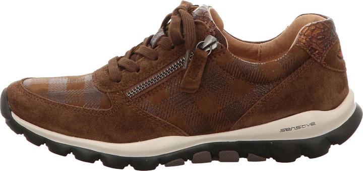 Produktbild Gabor rollingsoft Damen Schnürschuhe Sportlich Gummisohle braun