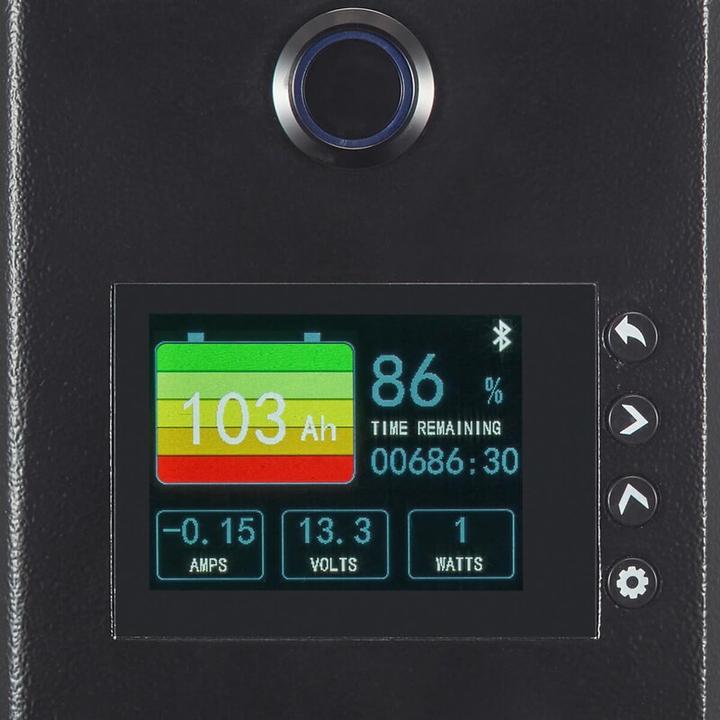 Image du produit Ective LC 120 SLIM BT 12V LiFePO4 Batterie d'alimentation au lithium 120Ah (12 V, 120 Ah)