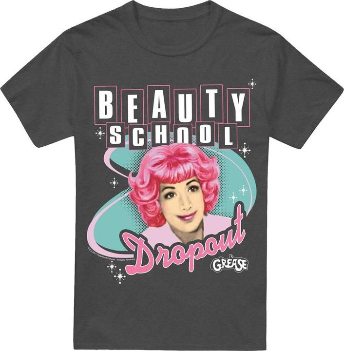 Actual product image Grease Unisex Adult Beauty School Dropout T-Shirt (XL)