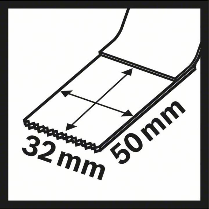 Produktbild Bosch Zubehör Starlock Carbide Tauchsägeblatt PAIZ 32 AT Metal, 50 x 32 mm