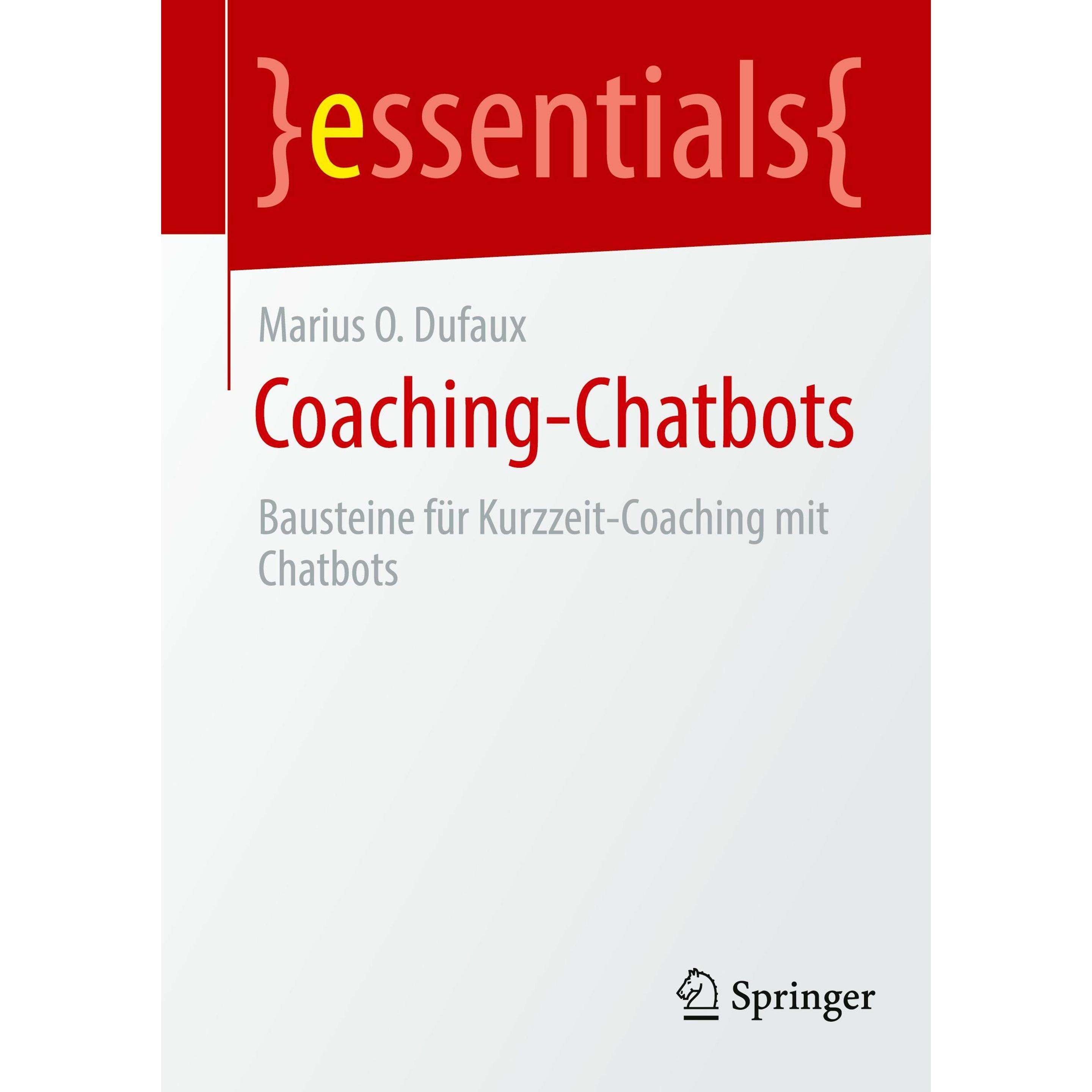Coaching-Chatbots, Fachbücher von Marius O. Dufaux