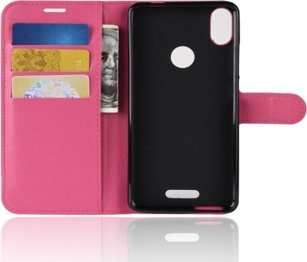 Produktbild MU Classic Litchi Leder Bookcover Series (Wiko View Max)