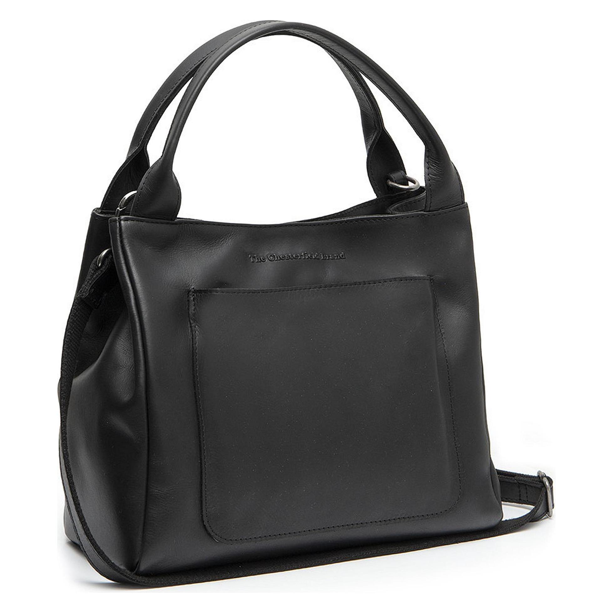 The Chesterfield Brand, Damen, Handtasche, Tenara Leather Shoulderbag, Schwarz