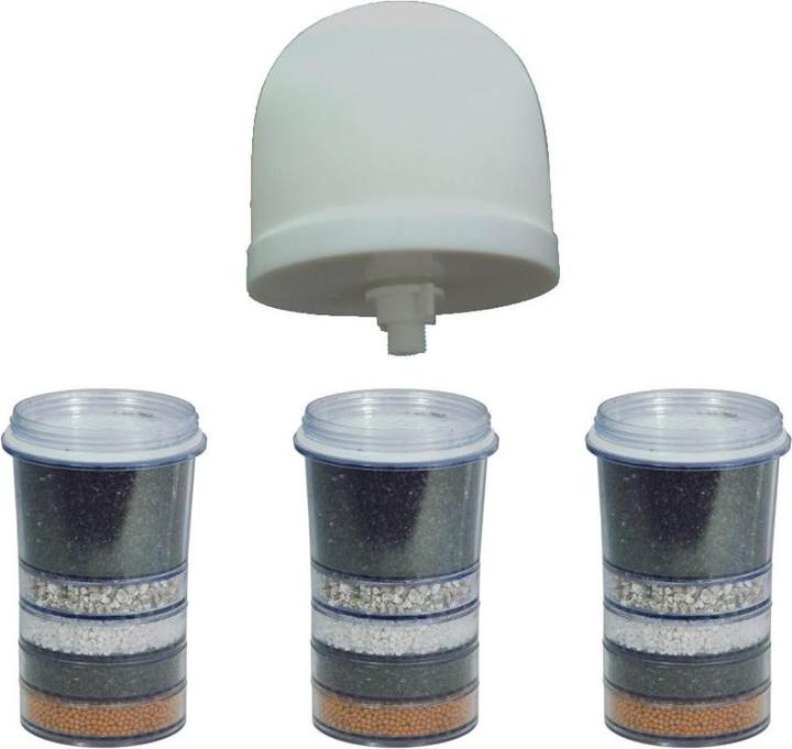 Pure Water Pot Jahres Set (3x Mehrschicht Filterelement + Keramik Mikro Filter) (3 x)